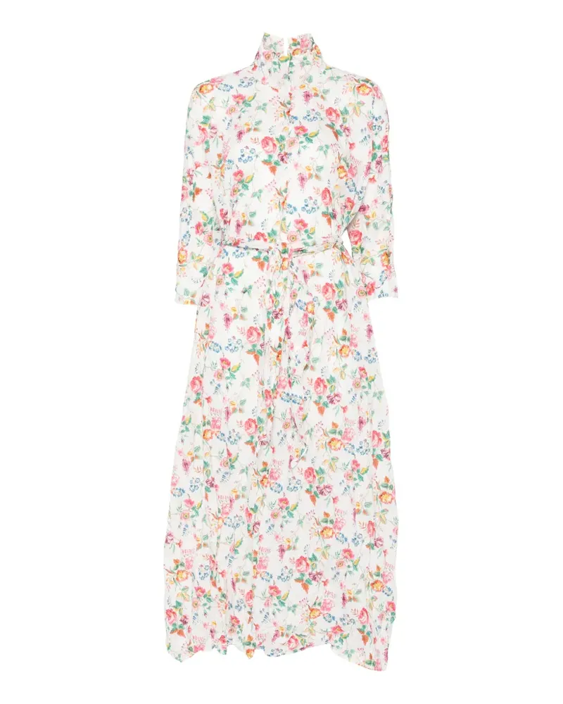 Daniela Gregis V-neck midi dress - Weiß Weiß