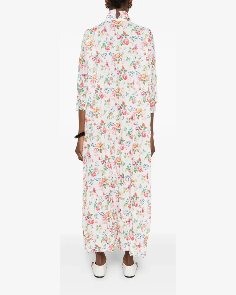 Daniela Gregis V-neck midi dress - Weiß Weiß