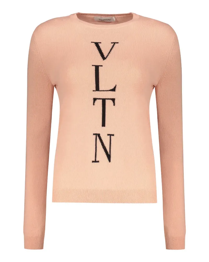 Valentino Garavani VLTN Pullover mit Intarsien-Muster - Rosa Rosa