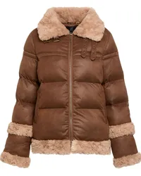 UNREAL FUR Steppjacke aus Faux Fur Braun