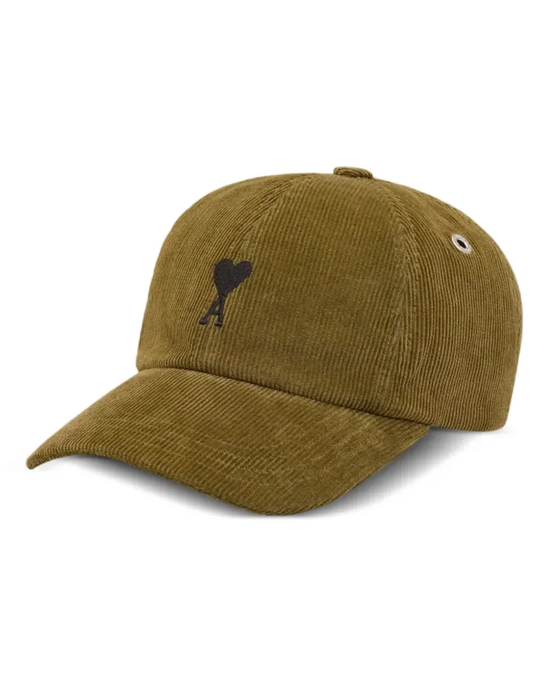 AMI Paris corduroy baseball cap - Grün Grün