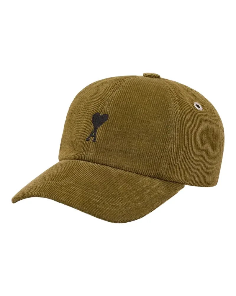 AMI Paris corduroy baseball cap - Grün Grün