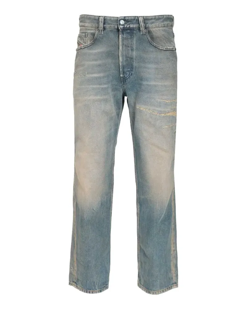 Diesel 2024 logo-patch jeans - Blau Blau