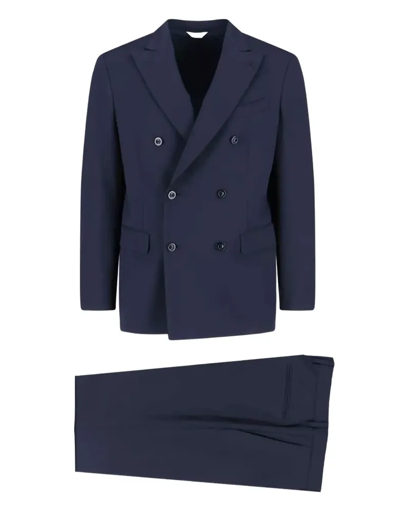 Boglioli Doppelreihiger Anzug - Blau Blau