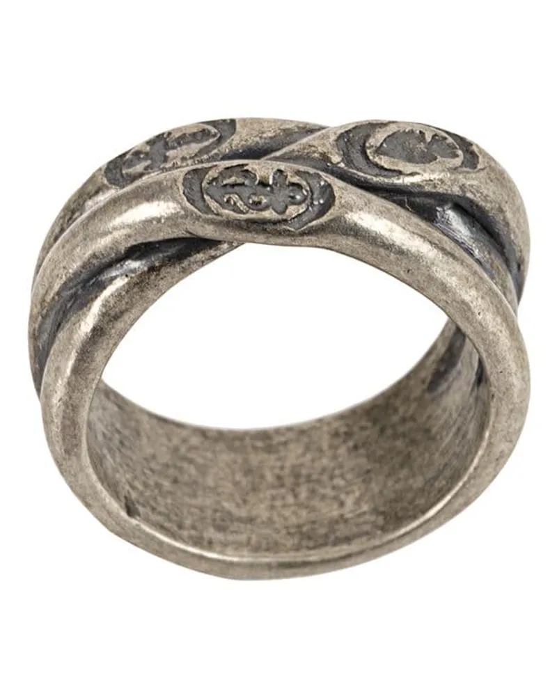 Tobias Wistisen Ring mit verschlungenem Design - Silber Silber