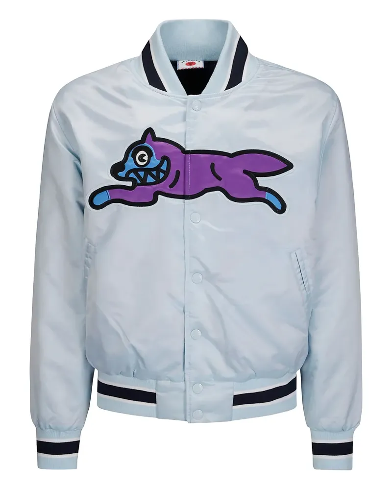 ICECREAM Running Dog Bomberjacke aus Satin - Blau Blau