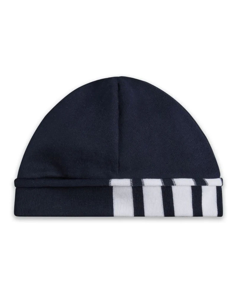 Thom Browne 4-Bar Beanie - Blau Blau