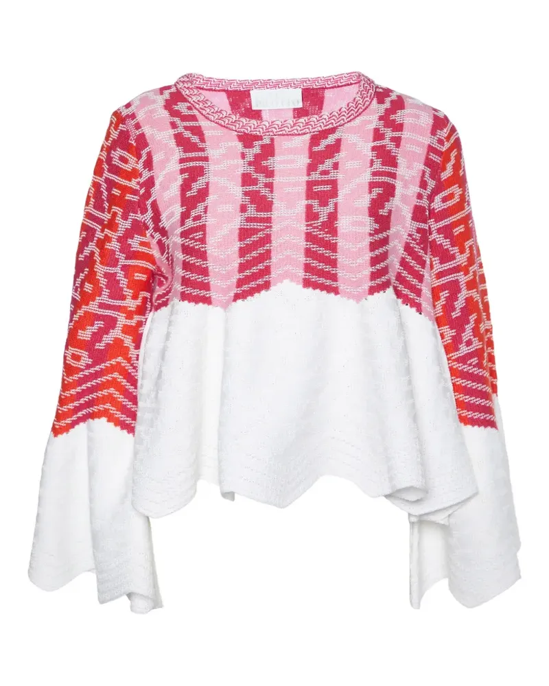 Peter Pilotto Pullover mit Schößchen - Rosa Rosa