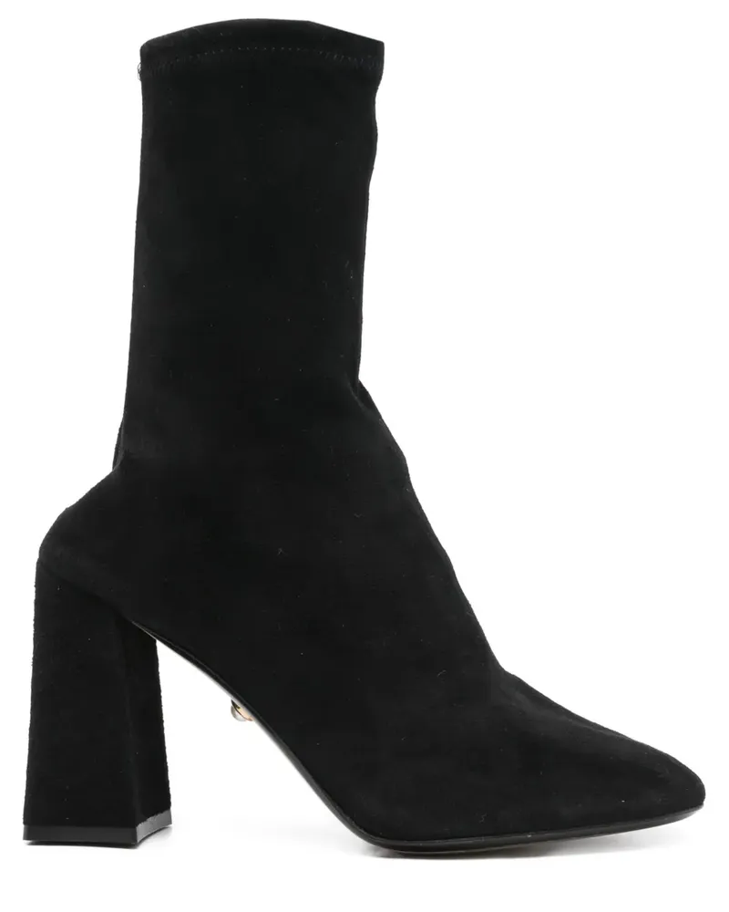 Alevì 90mm block-heel boots - Schwarz Schwarz