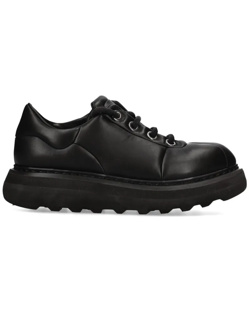Premiata Schnürschuhe aus Leder - Schwarz Schwarz