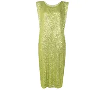 Kleid mit Pailletten - Grün