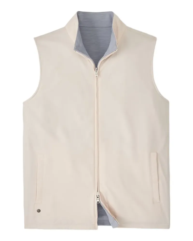 Peter Millar Ryder zippped reversible vest - Nude Nude