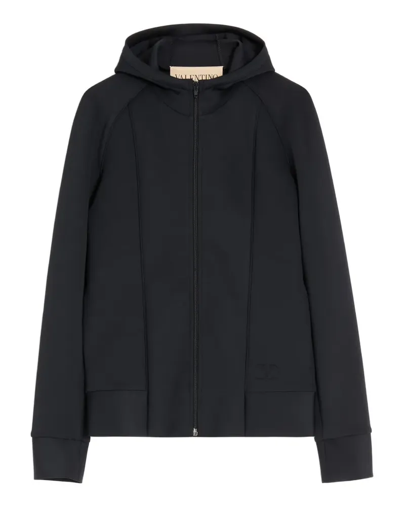 Valentino Garavani VLogo zip-up hoodie - Schwarz Schwarz