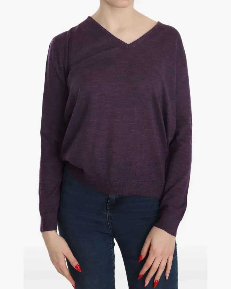 Byblos Pullover mit V-Ausschnitt - Violett Violett