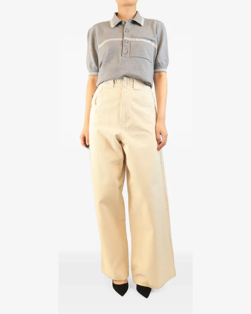 Raey Weite High-Rise-Jeans - Nude Nude