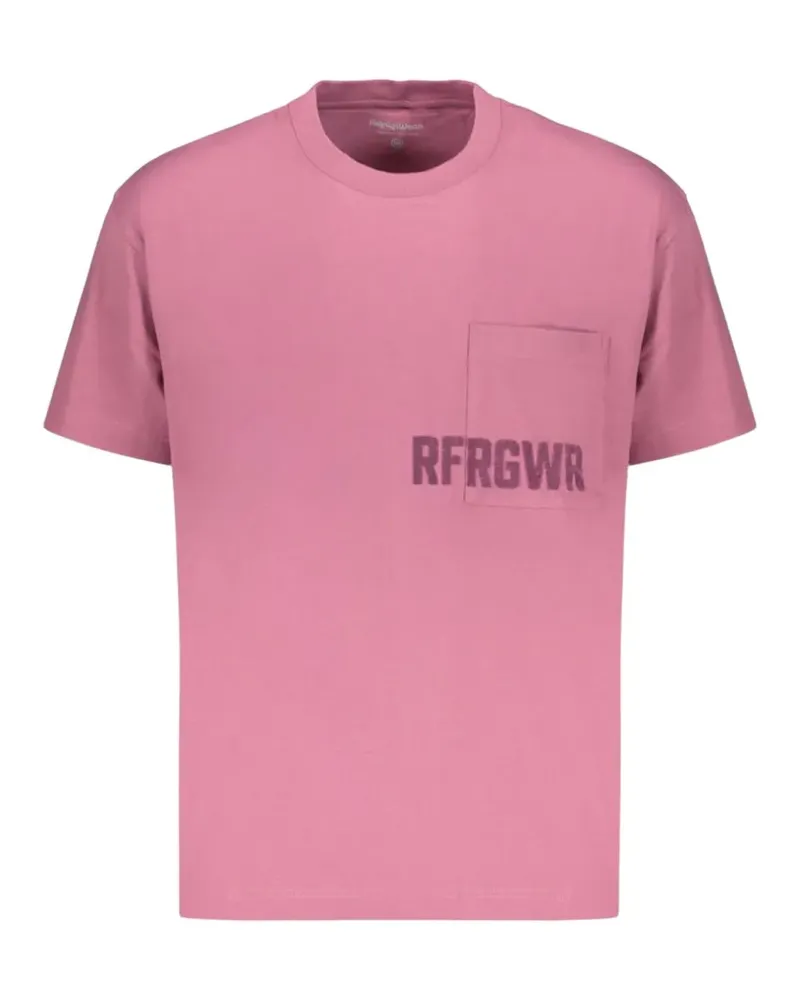 RefrigiWear T-Shirt mit Brusttasche - Rosa Rosa
