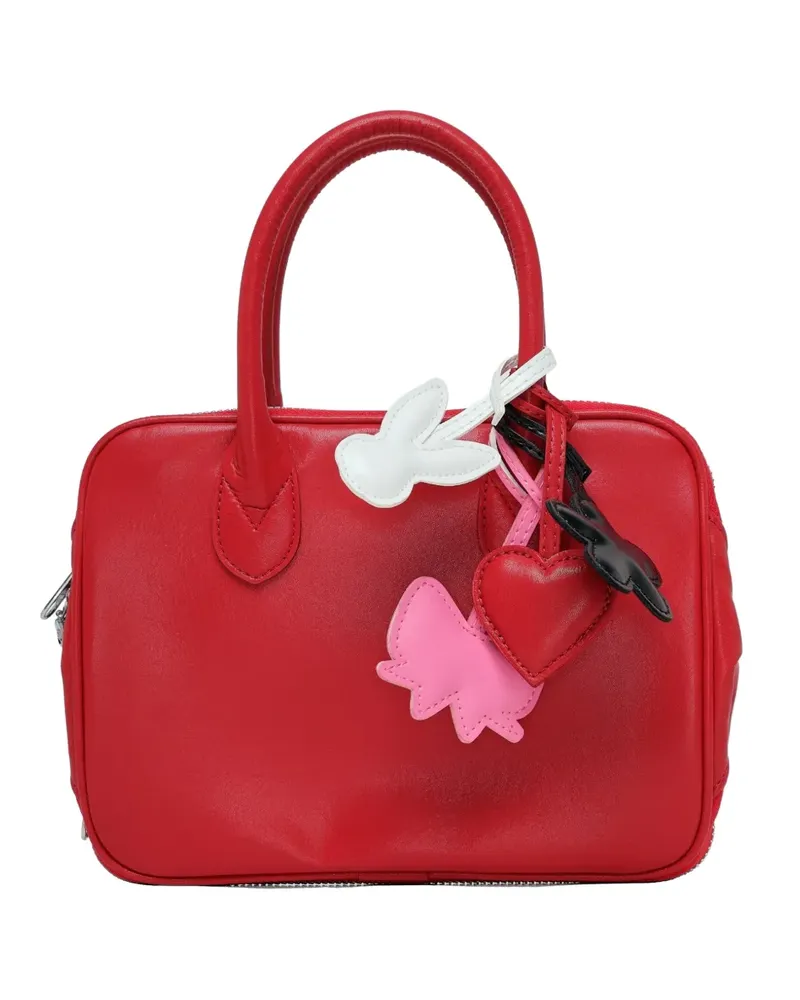 Comme des Garçons charm-detail tote bag - Rot Rot