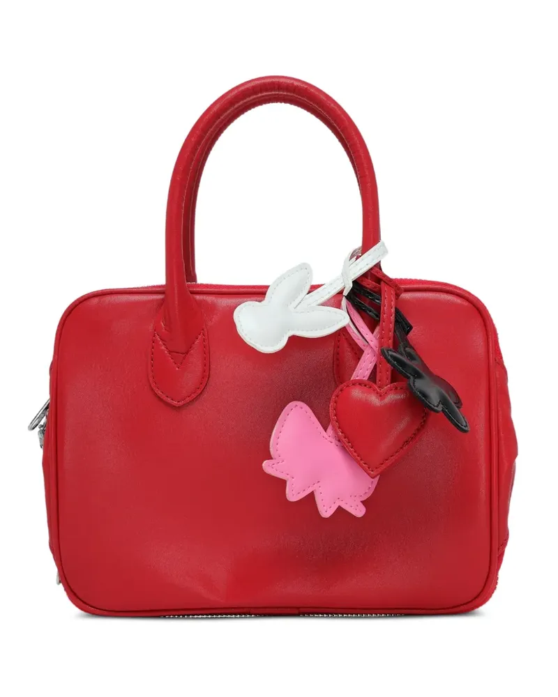 Comme des Garçons Handtasche mit Anhängern - Rot Rot