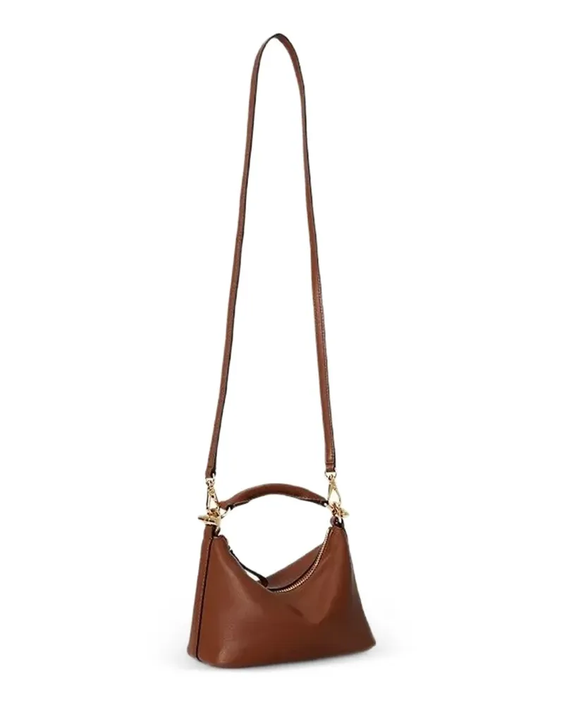 Ralph Lauren mini Blaike leather tote bag - Braun Braun