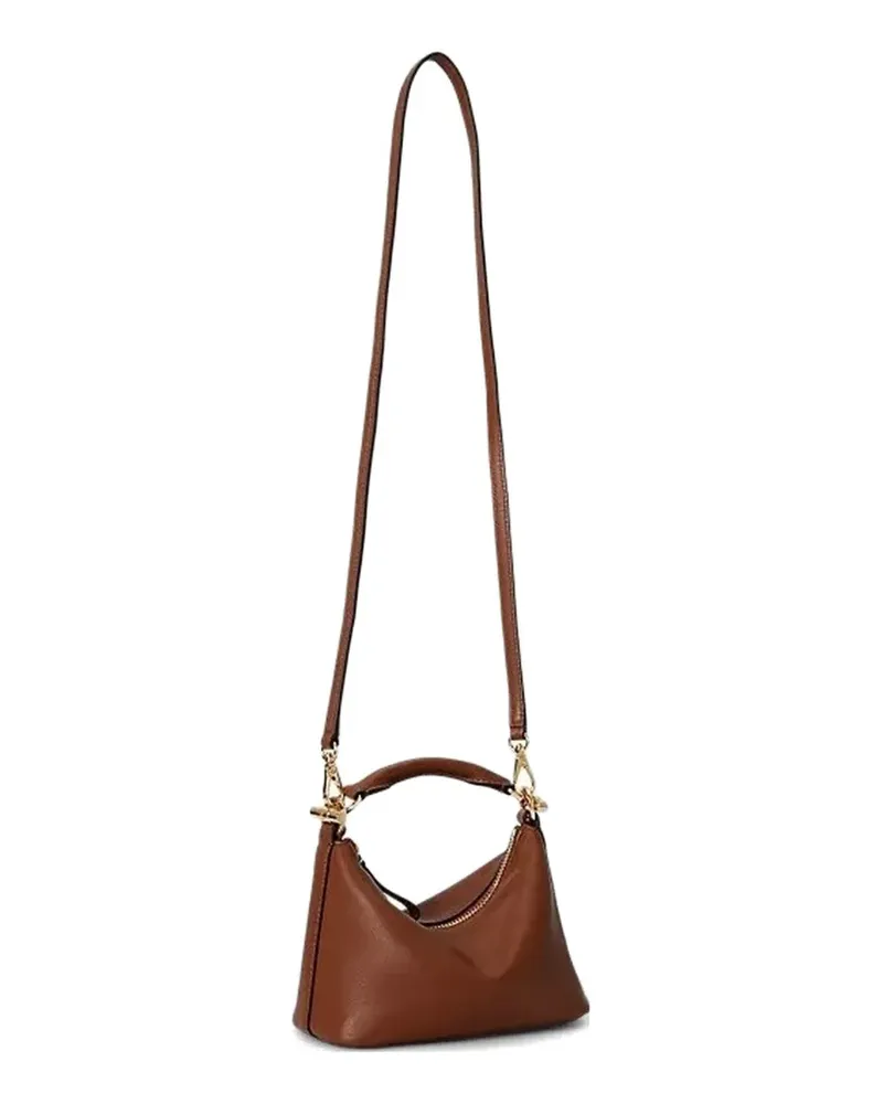 Ralph Lauren mini Blaike leather tote bag - Braun Braun