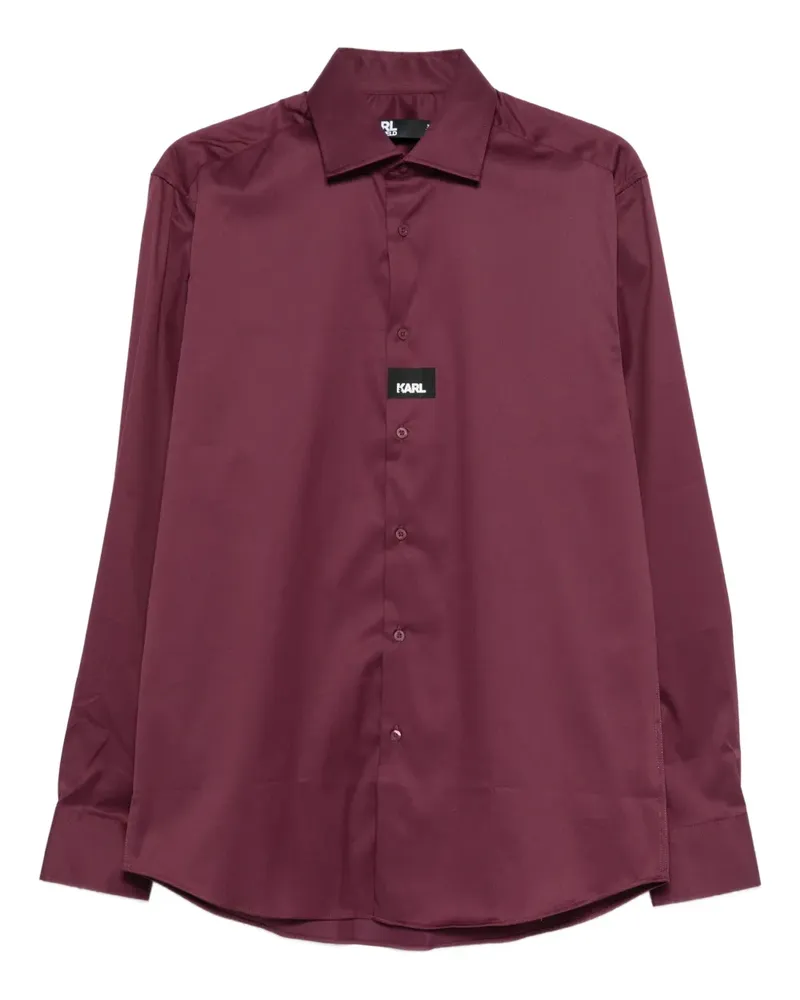 Karl Lagerfeld logo-motif shirt - Violett Violett