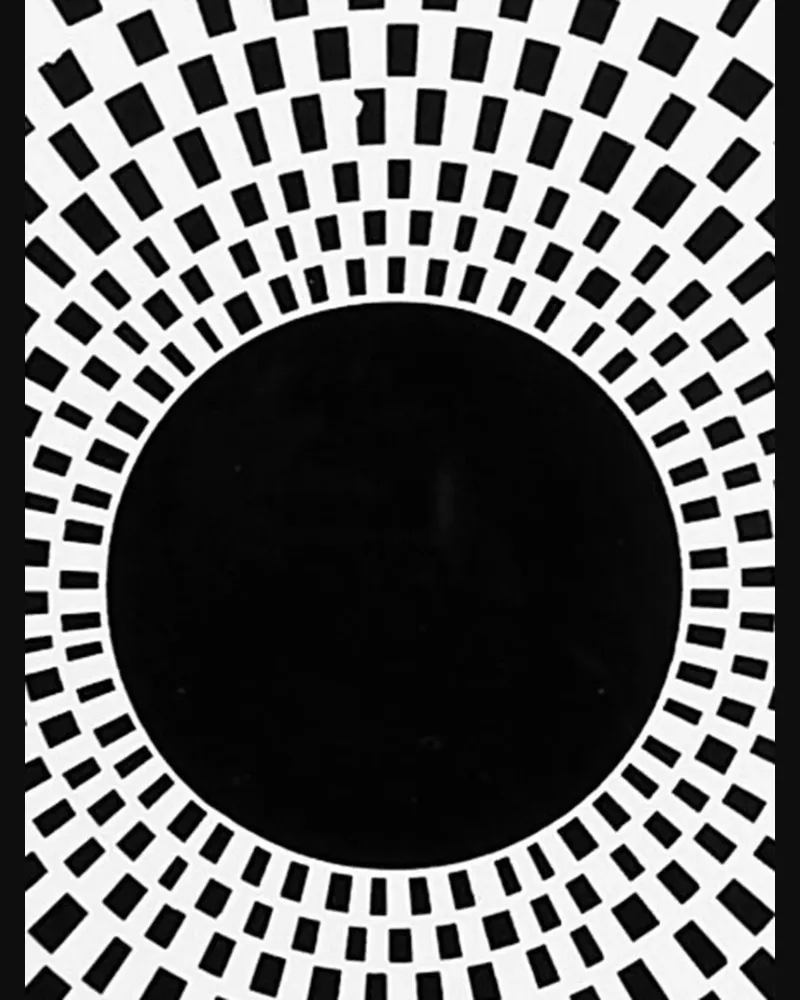 Fornasetti Hocker mit Muster - Schwarz Schwarz