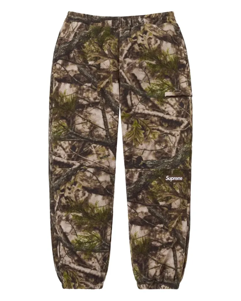 Supreme Being camouflage-print trousers - Braun Braun
