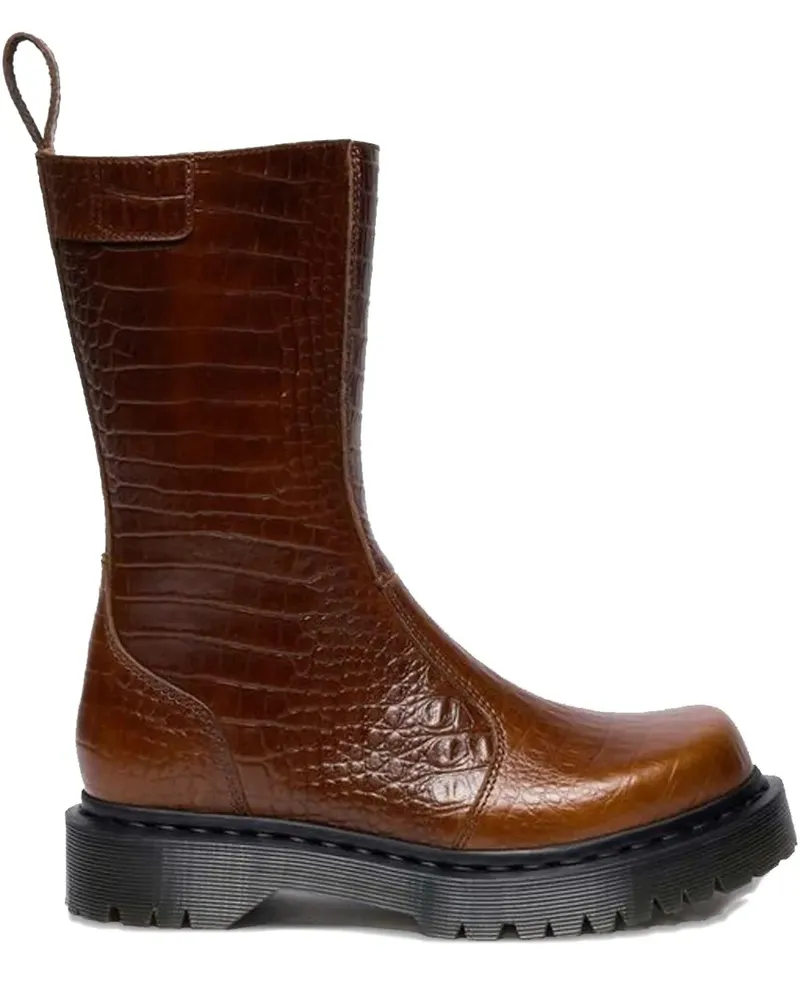 Dr.Martens Rejena Stiefel mit runder Kappe - Braun Braun