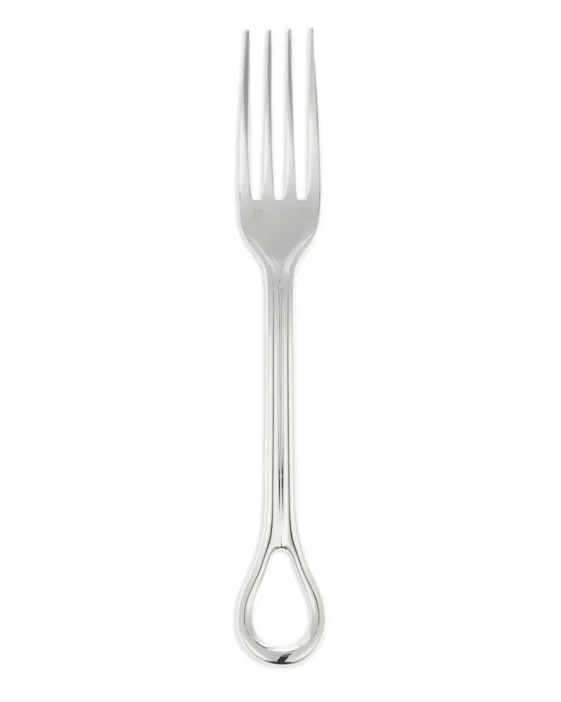Christofle Carrousel Gabel mit Cut-Out - Grau Grau