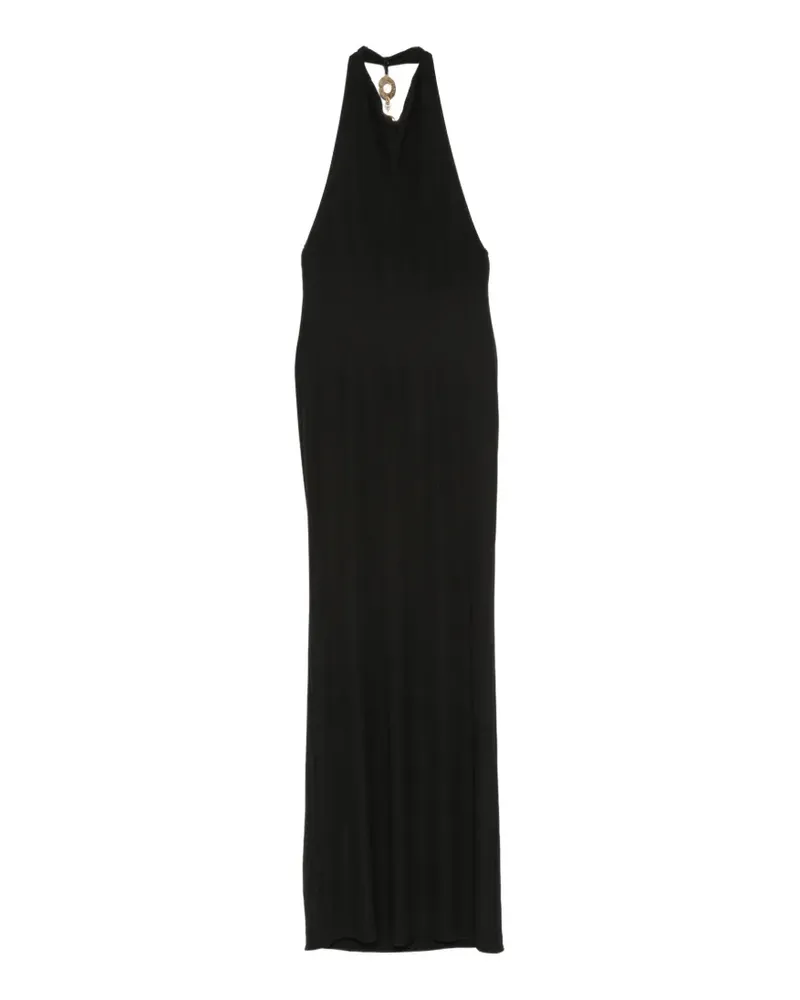 Cult Gaia Sienna Neckholder-Maxikleid mit Kettendetail - Schwarz Schwarz