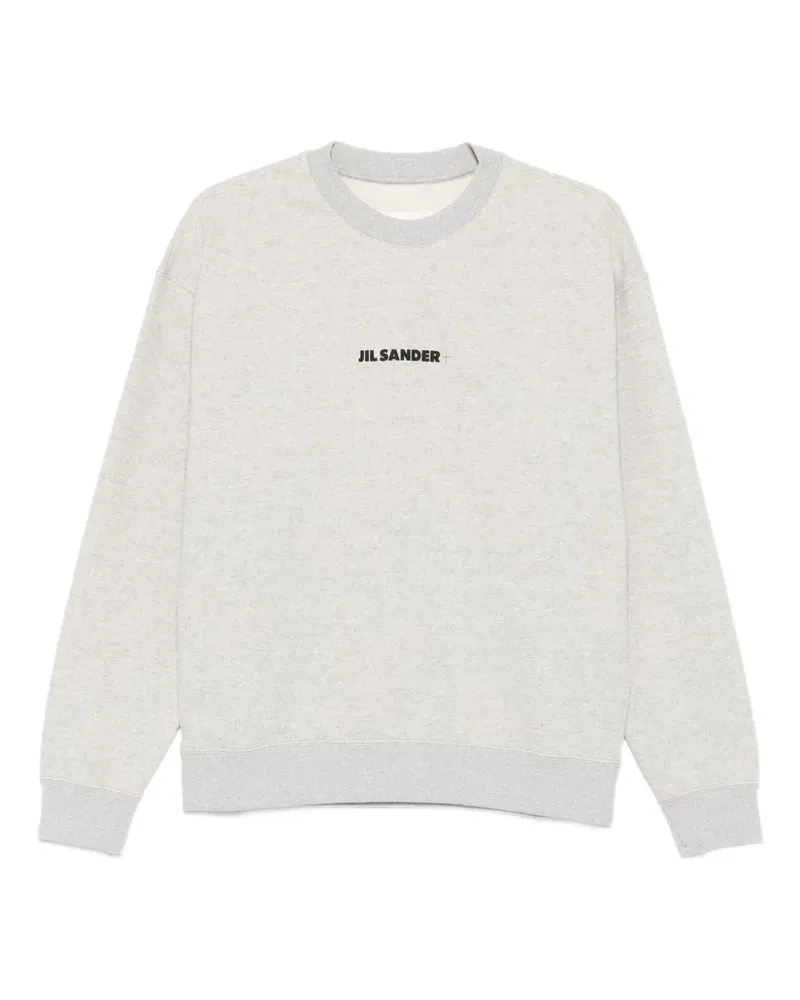 Jil Sander Sweatshirt mit Logo-Stickerei - Grau Grau