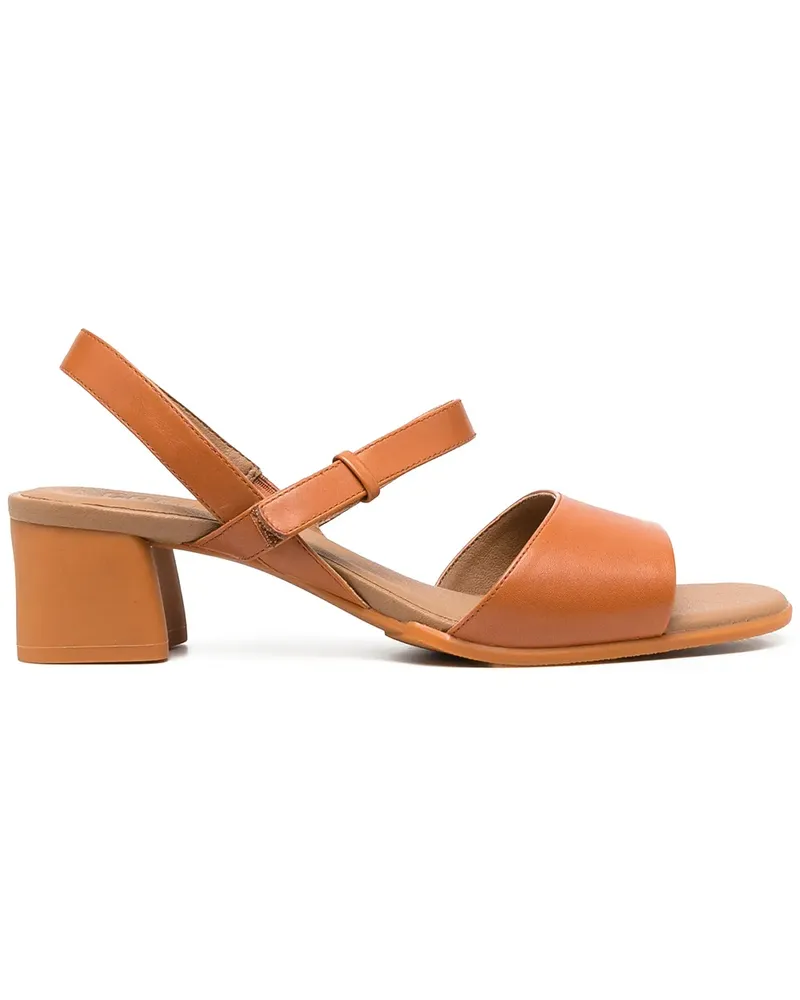 Camper Sandalen mit Blockabsatz - Braun Braun
