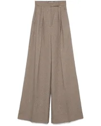 NISSA Wide-Leg-Hose mit Pailletten Nude