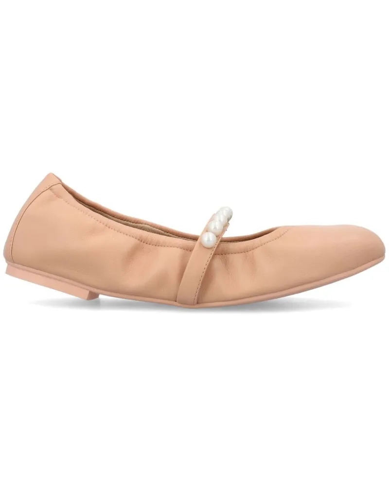 Stuart Weitzman Goldie Ballerinas - Nude Nude