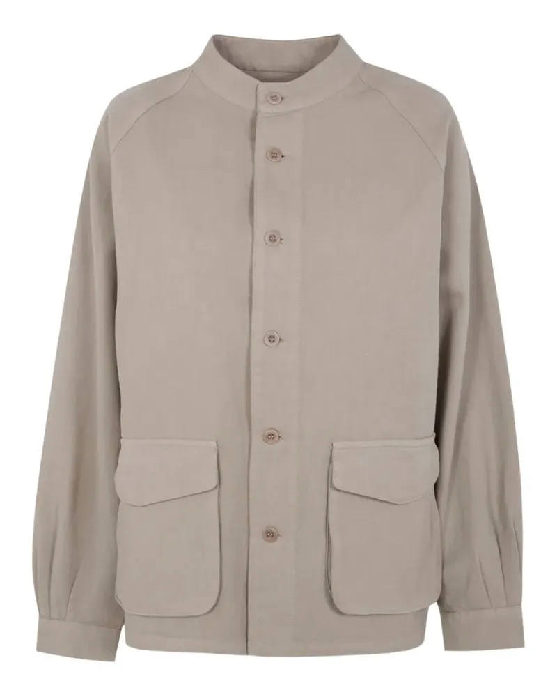 LABO.ART Ines flap-pocket jacket - Nude Nude
