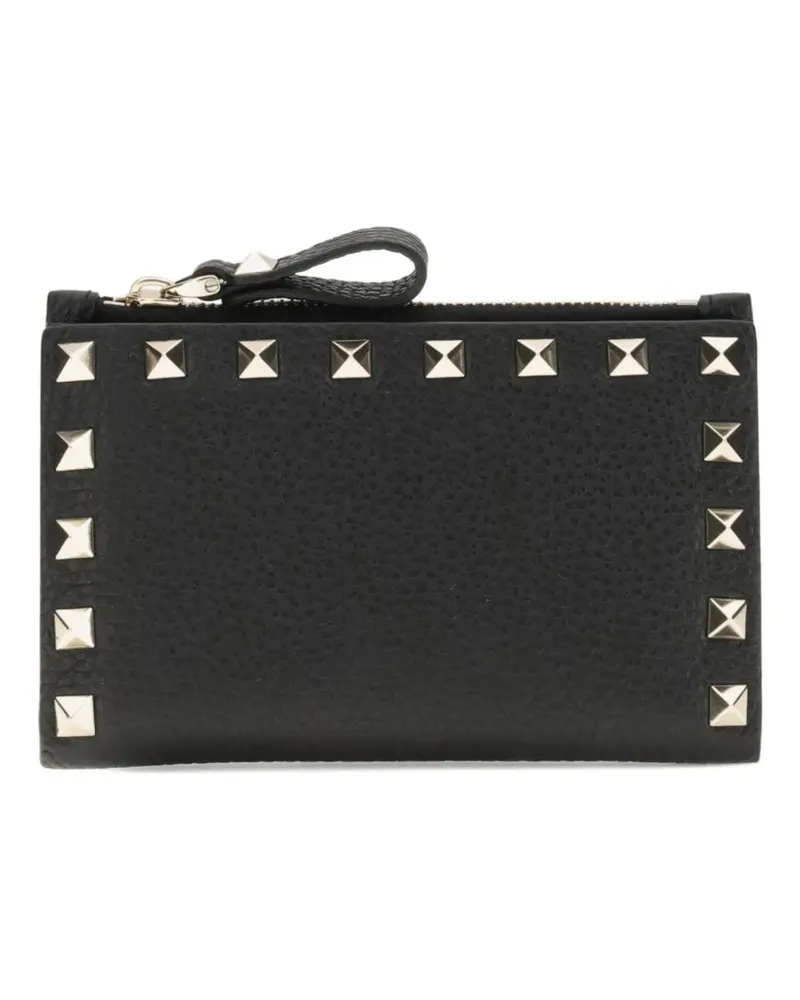 Valentino Garavani Rockstud leather wallet - Schwarz Schwarz