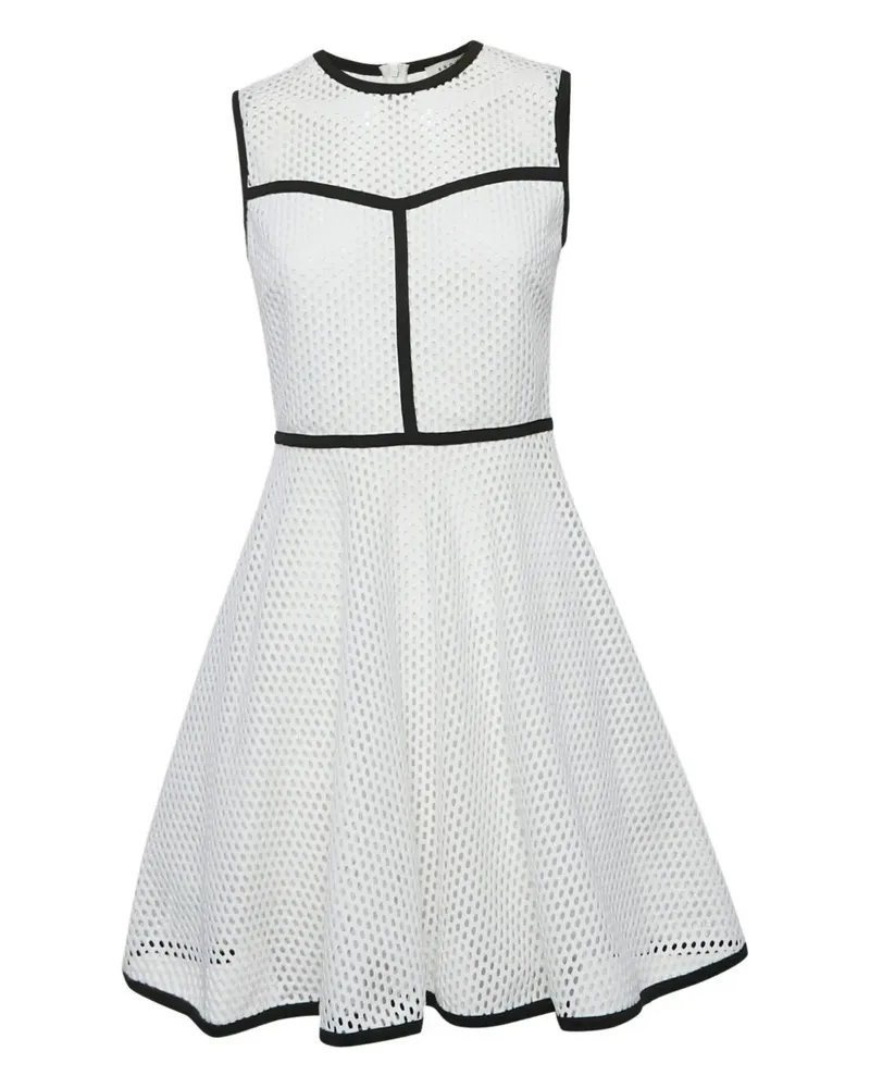 Sandro Pre-owned Minikleid mit Lochmuster - Weiß Weiß