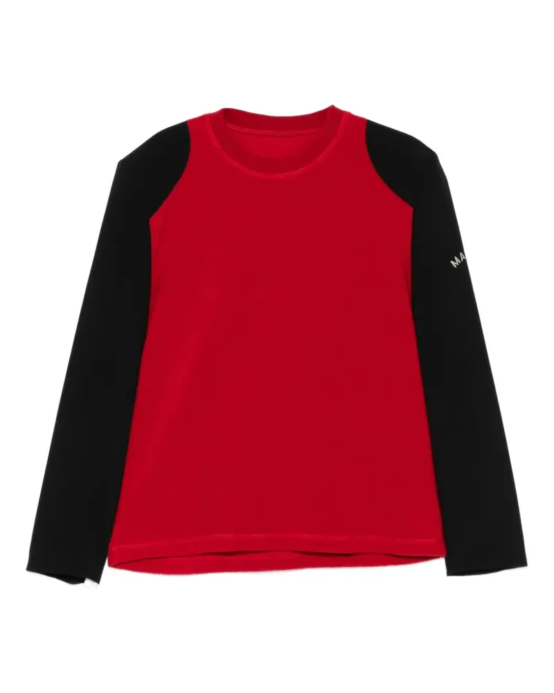 Maison Margiela T-Shirt mit Raglanärmeln - Rot Rot