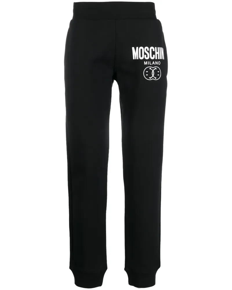 Moschino Jogginghose mit Logo-Print - Schwarz Schwarz