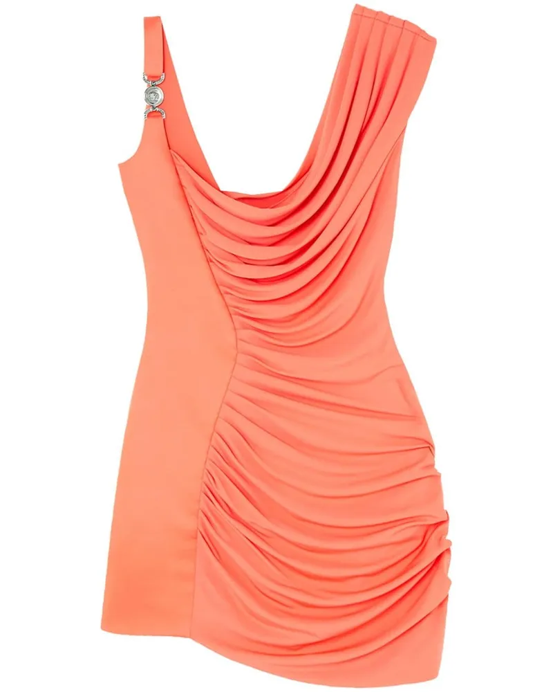 Versace Drapiertes Medusa '95 Minikleid - Orange Orange