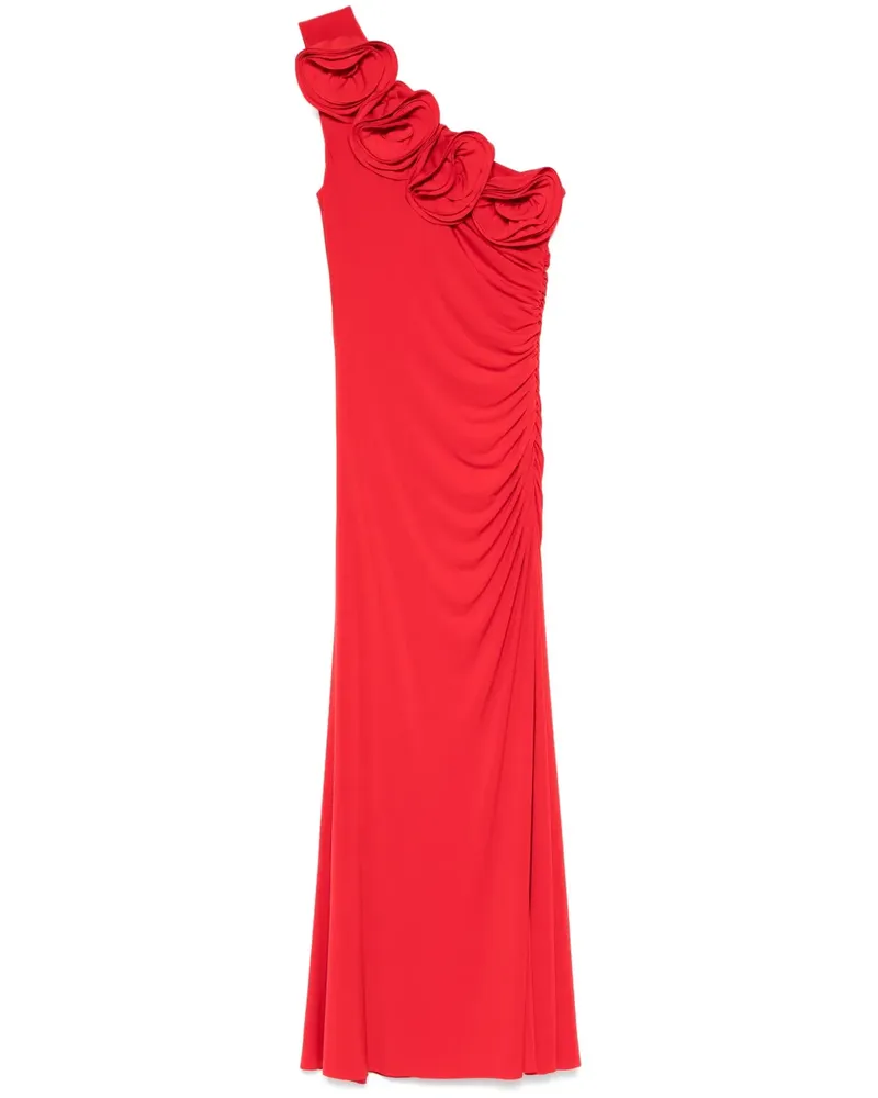 NISSA Maxikleid mit Blumenapplikation - Rot Rot
