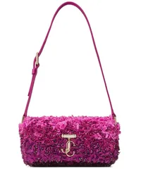 Jimmy Choo Avenue Mini-Schultertasche Rosa