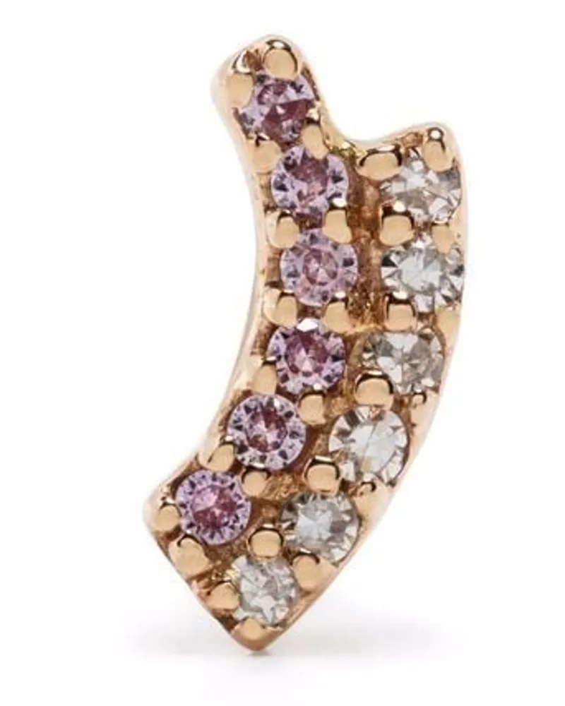 Maria Black 14kt 'Rainbow' Gelbgoldohrstecker mit Saphir und Diamanten Gold