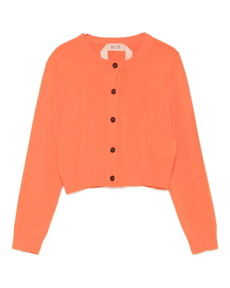 N° 21 button-up cardigan - Orange Orange