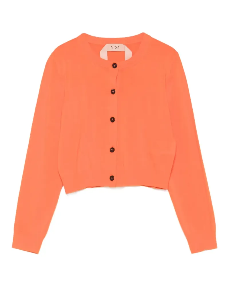 N° 21 button-up cardigan - Orange Orange