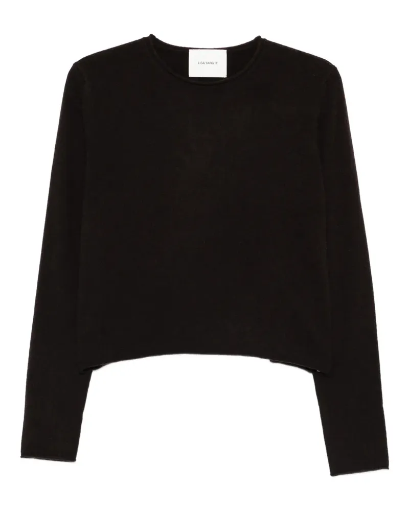 Lisa Yang Ida Pullover mit rundem Ausschnitt - Braun Braun
