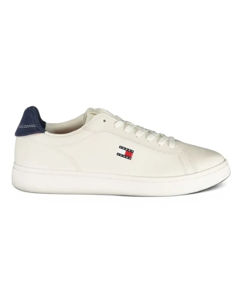 Tommy Hilfiger Sneakers mit Logo-Patch - Weiß Weiß