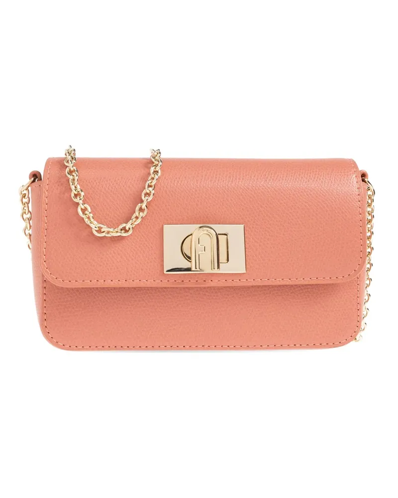 Furla Mini Umhängetasche mit Logo - Rosa Rosa