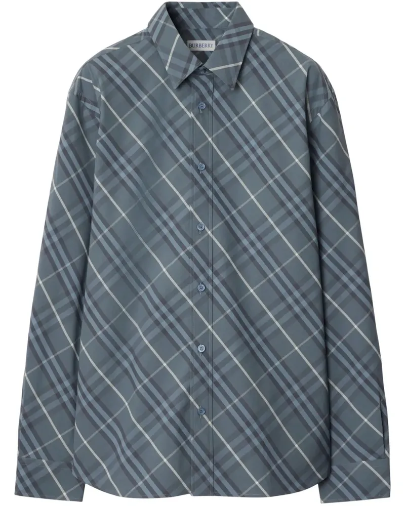 Burberry Kariertes Hemd - Blau Blau