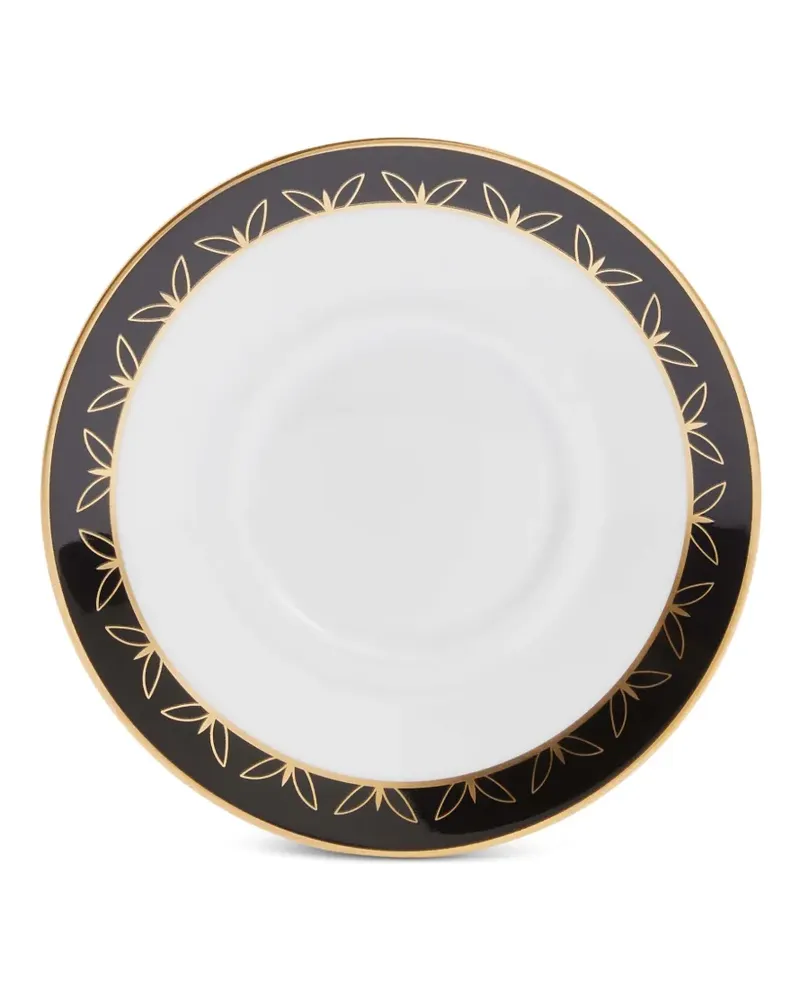 Pinto Paris Kyoto Kaffeetasse mit Untersetzer - Weiß Weiß